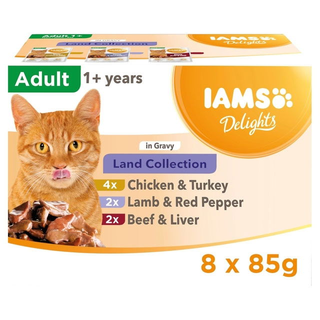 Iams Cat Delights Land Collection in Gra