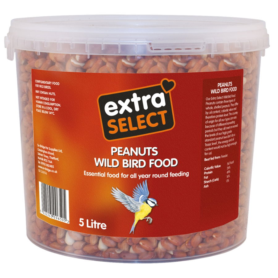 Extra Select Wild Bird Food Bucket Peanuts