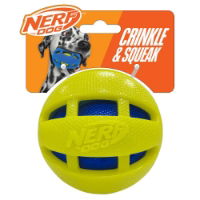 N007 Nerf Dog TPR Checker Squeak and Cru