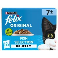 Felix Original Senior Fish Selection in Jelly 12x85g