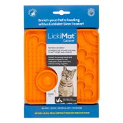 LickiMat Cat LM9808OR-CR Caster Orange