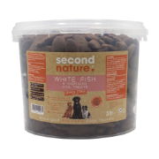 Second Nature Grain Free Fish & Vegetable Dog Treats Bucket