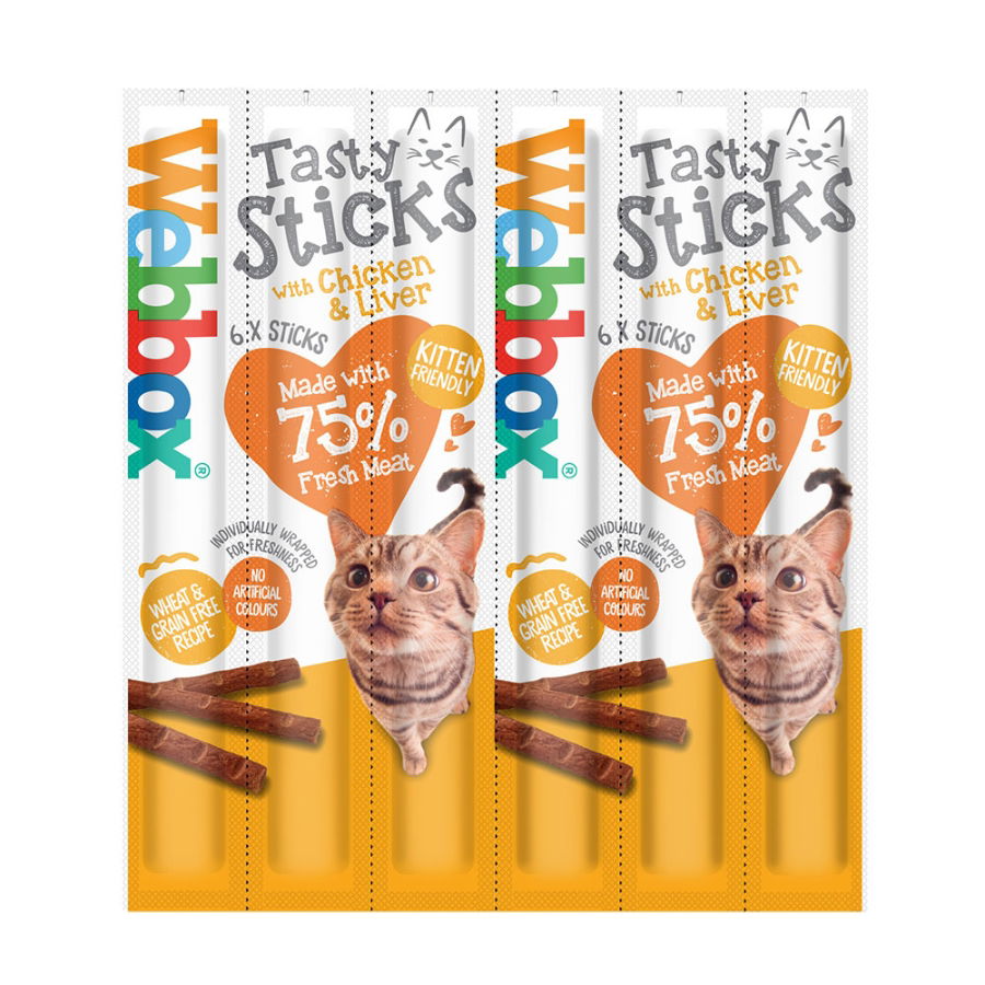 Webbox Cat Delight Tasty Sticks with Chicken & Liver