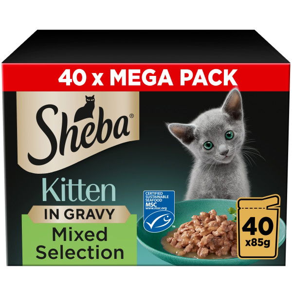 Sheba Sauce Collection Kitten Mixed Sele