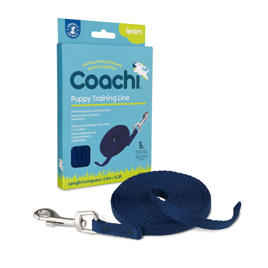 Coachi Puppy Training Line Navy 2.5m