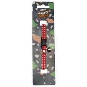 Extra Select Adult Safety Cat Collar Red Star Print