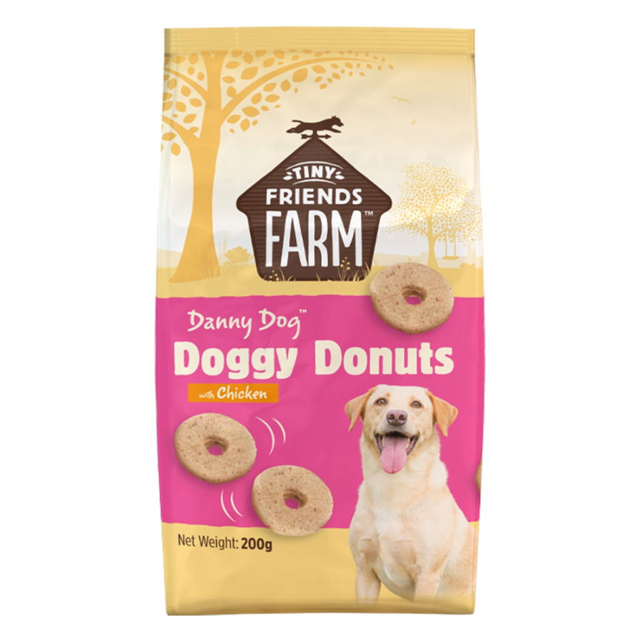 Tiny Friends Farm Danny Dog Doggy Donuts with Chicken