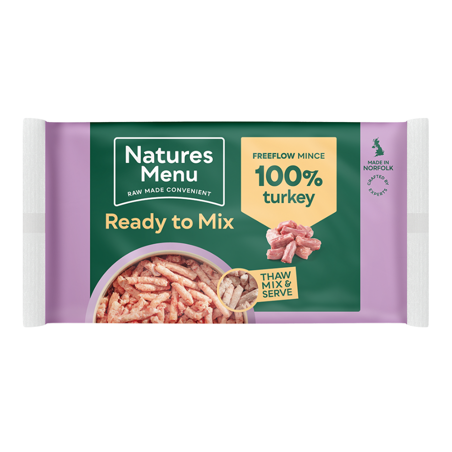 Natures Menu Frozen Dog Freeflow Turkey