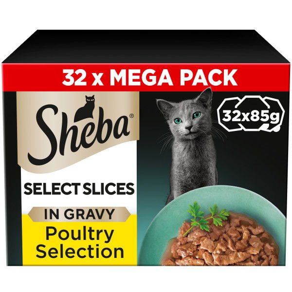 Sheba Select Slices Cat Trays Poultry Co