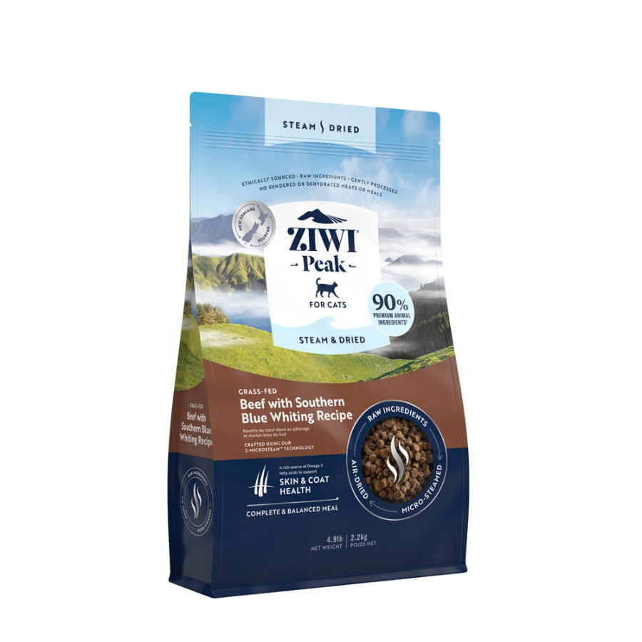 Ziwipeak Cat Steam & Dried Beef Pouch 2.