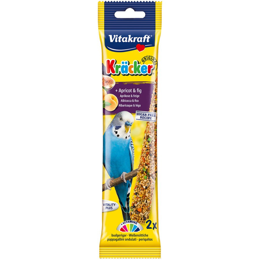 Vitakraft 21103 Budgie Apricot & Fig Sticks