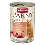 Animonda Carny Adult Cat Chicken Turkey & Duck Hearts