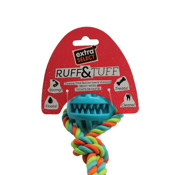 Extra Select Ruff&Tuff Ball on Rope