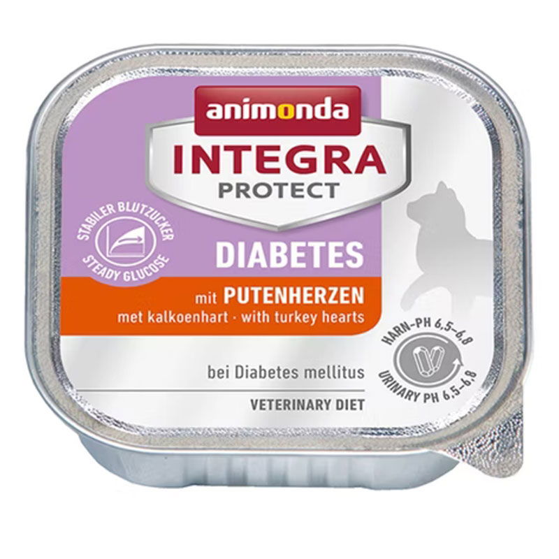 Animonda Cat Foil Integra Protect Diabetes Turkey Hearts