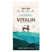 Vitalin Adult Pork with Apple 12kg