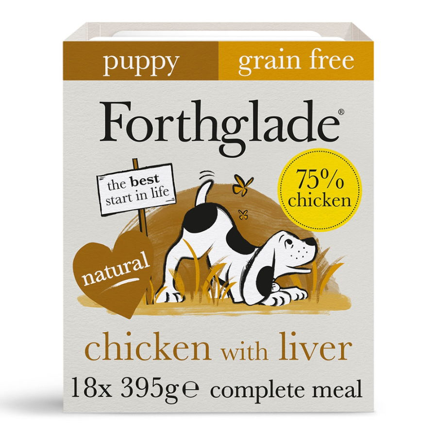 Forthglade Complete Meal Puppy Grain Free Chicken with Liver & Veg