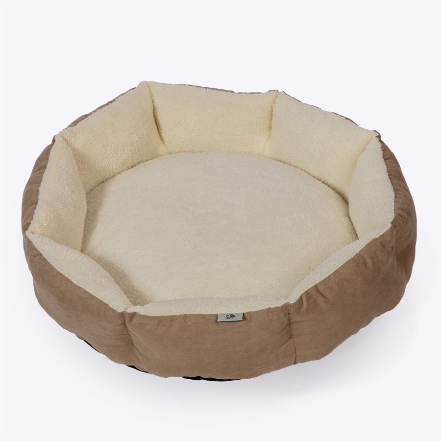 Danish Design Essentials Quilted Bed Beige