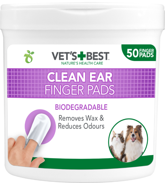 Vets Best Clean Ear Finger Pad 1x50