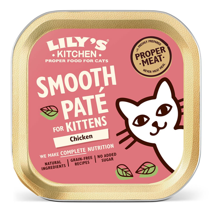 Lilys Kitchen Cat Tray Kitten Smooth Pate Chicken