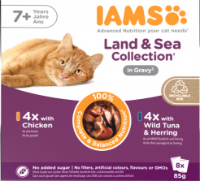 Iams Cat Delights Senior Land & Sea Collection