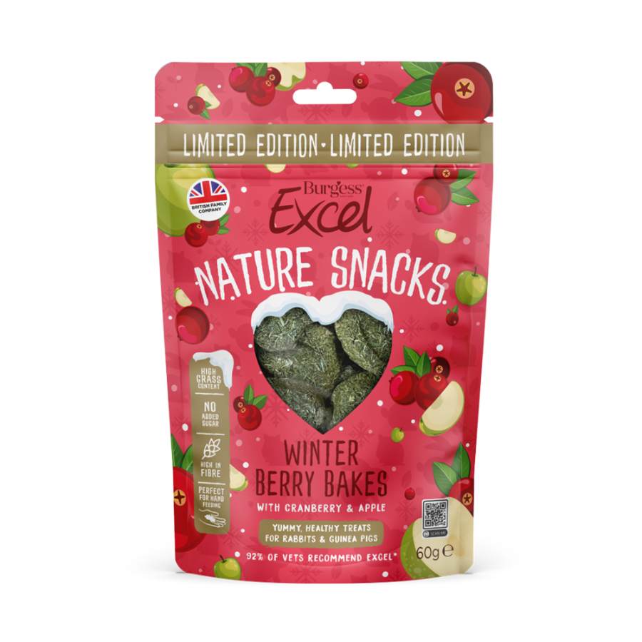 Burgess Excel Nature Snacks Winter Berry Bakes