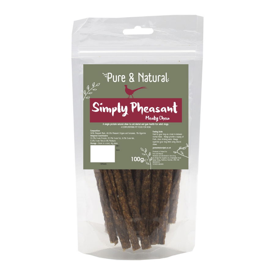 Pure & Natural Simply Pheasant Meat Sticks