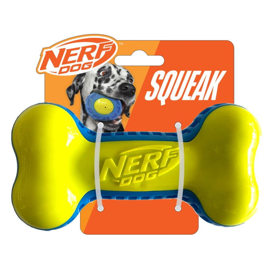 N025 Nerf Dog TPR EXO Micro Squeak Bone