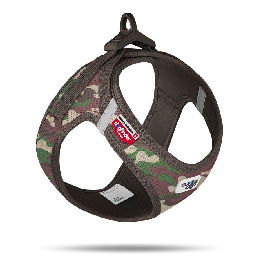 Curli Vest Dog Harness Clasp Air-Mesh Camo