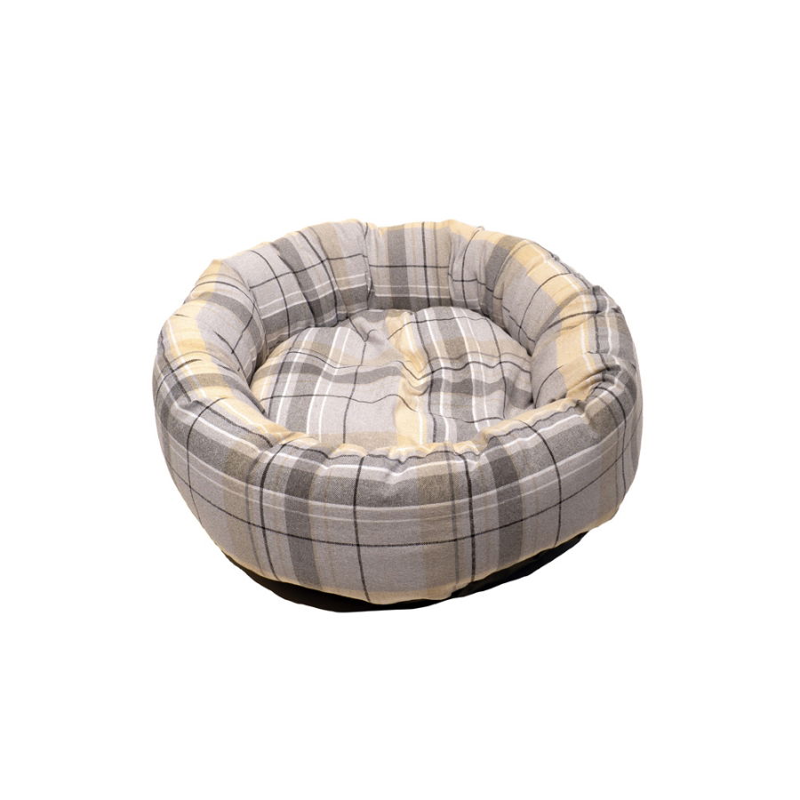 Danish Design Allsorts Check Sky Donut Bed