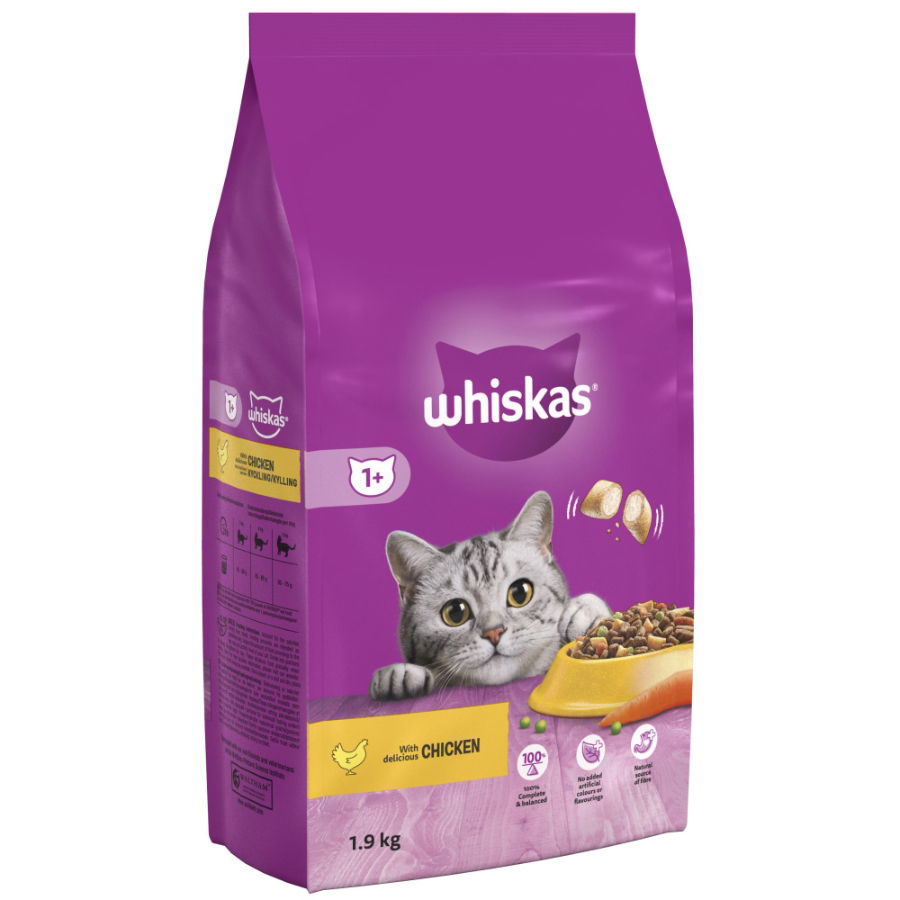 Whiskas Dry Complete Cat 1+ with Chicken & Vegetables