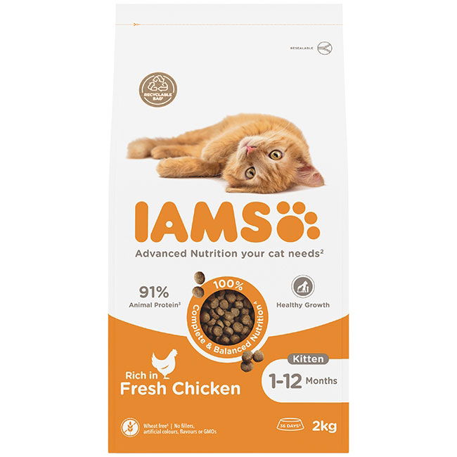 Iams Kitten Advanced Nutrition Chicken 2