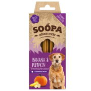 Soopa Senior Banana Pumpkin and Flaxseed Dental Sticks