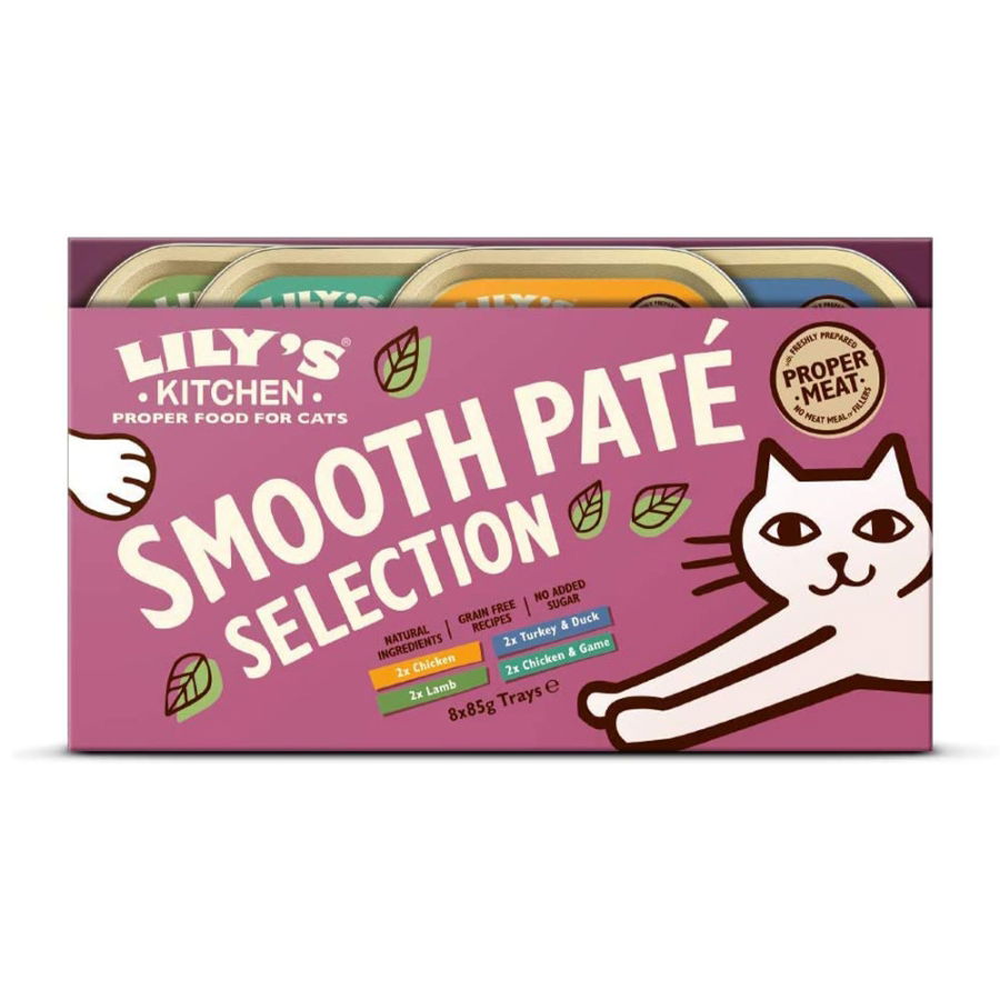 Lilys Kitchen Cat Tray Multipack Smooth Pate Selection