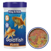 King British 1000223 Goldfish Flakes 12x