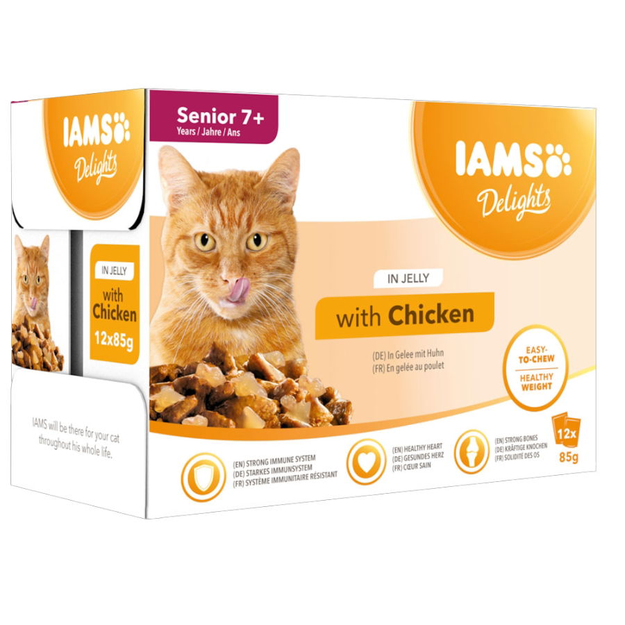 Iams Cat Delights Senior Chicken in Jell