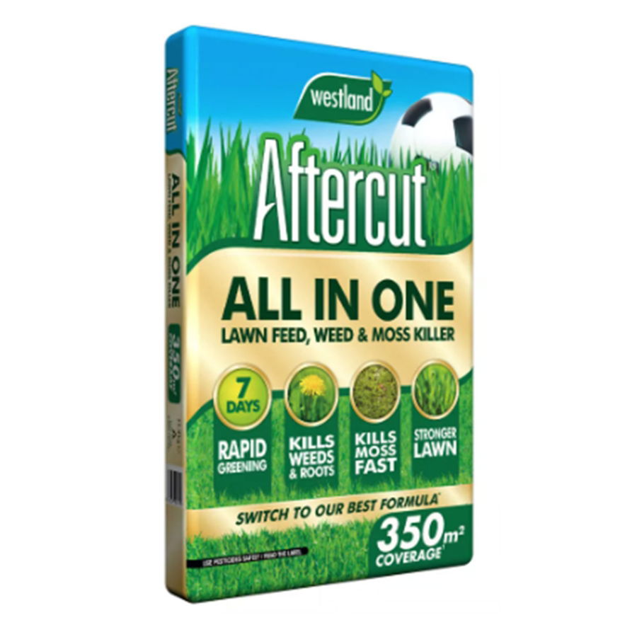 Westland Aftercut All-In-One Lawn Feed Weed & Moss Killer