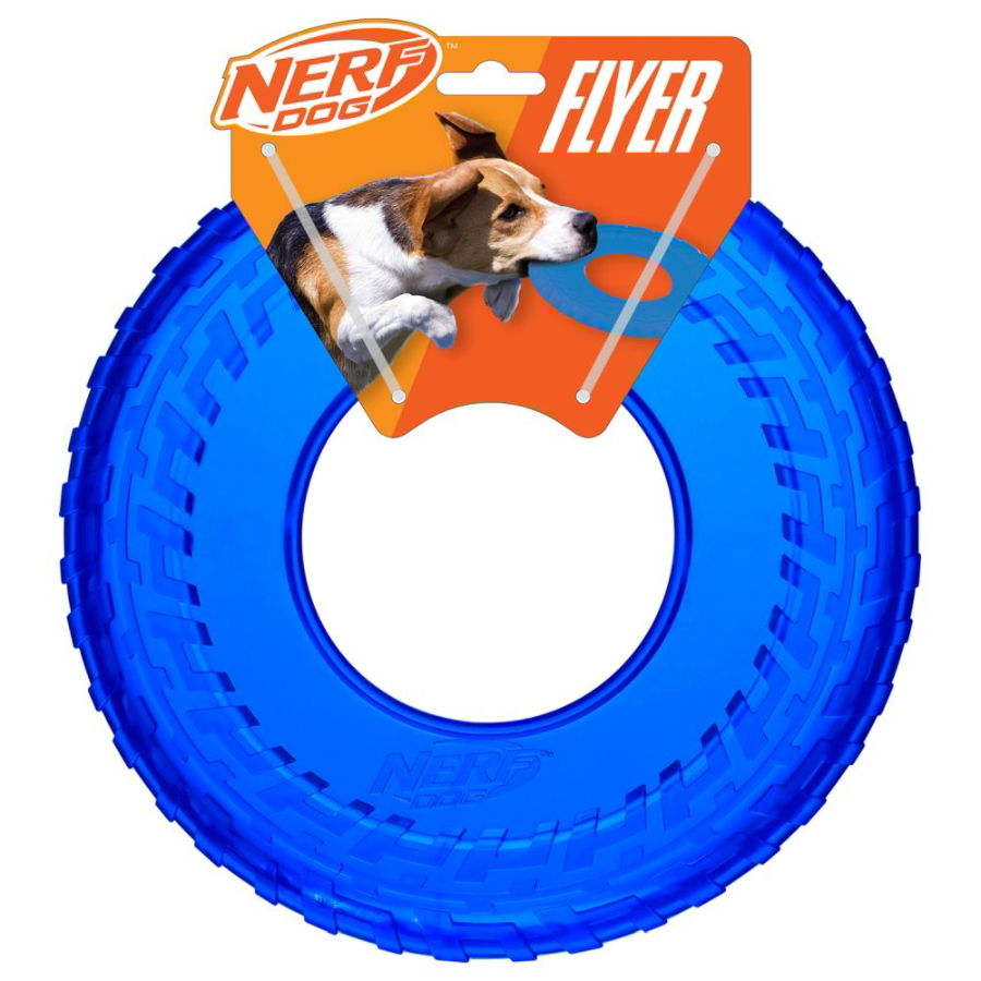 N026 Nerf Dog Translucent TPR Tire Flyer